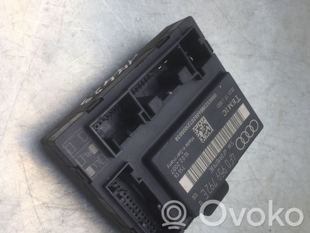 Audi A6 S6 C6 4F Door control unit/module 
