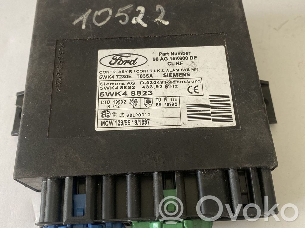 Ford Focus Door central lock control unit/module 