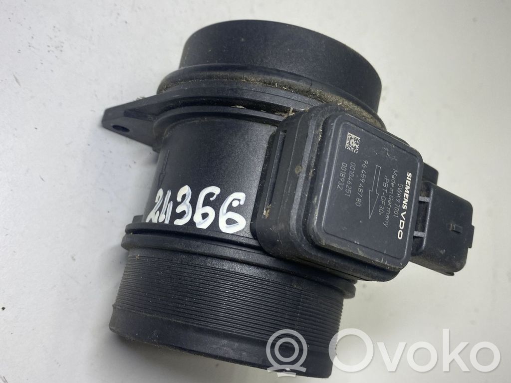 Przepływomierz masowy powietrza MAF   9645948780,5WK97001,00104651