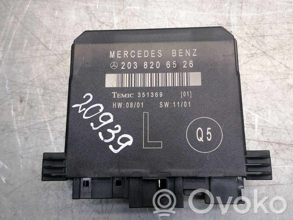 Mercedes-Benz C W203 Door control unit/module 