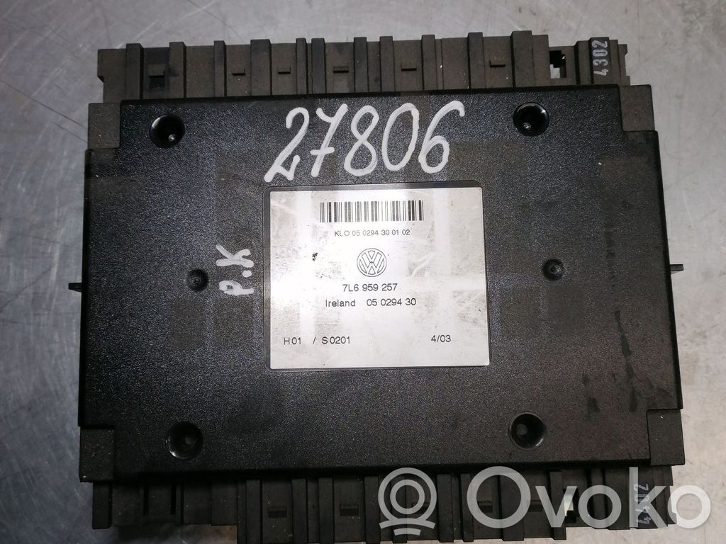 Moduł / Sterownik komfortu   7L6959257,KLO050294300102