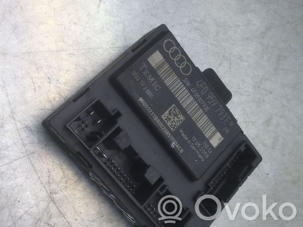 Audi A6 S6 C6 4F Door control unit/module 