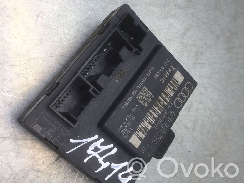 Audi A6 S6 C6 4F Door control unit/module 