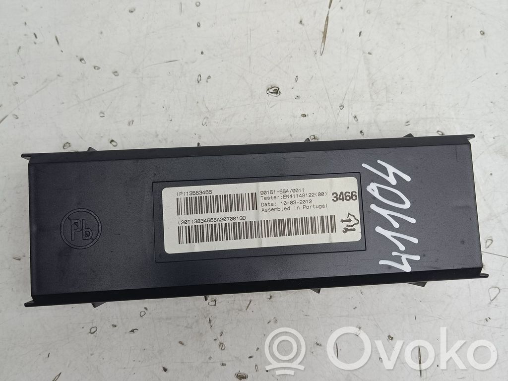 Opel Astra J Air conditioner control unit module 