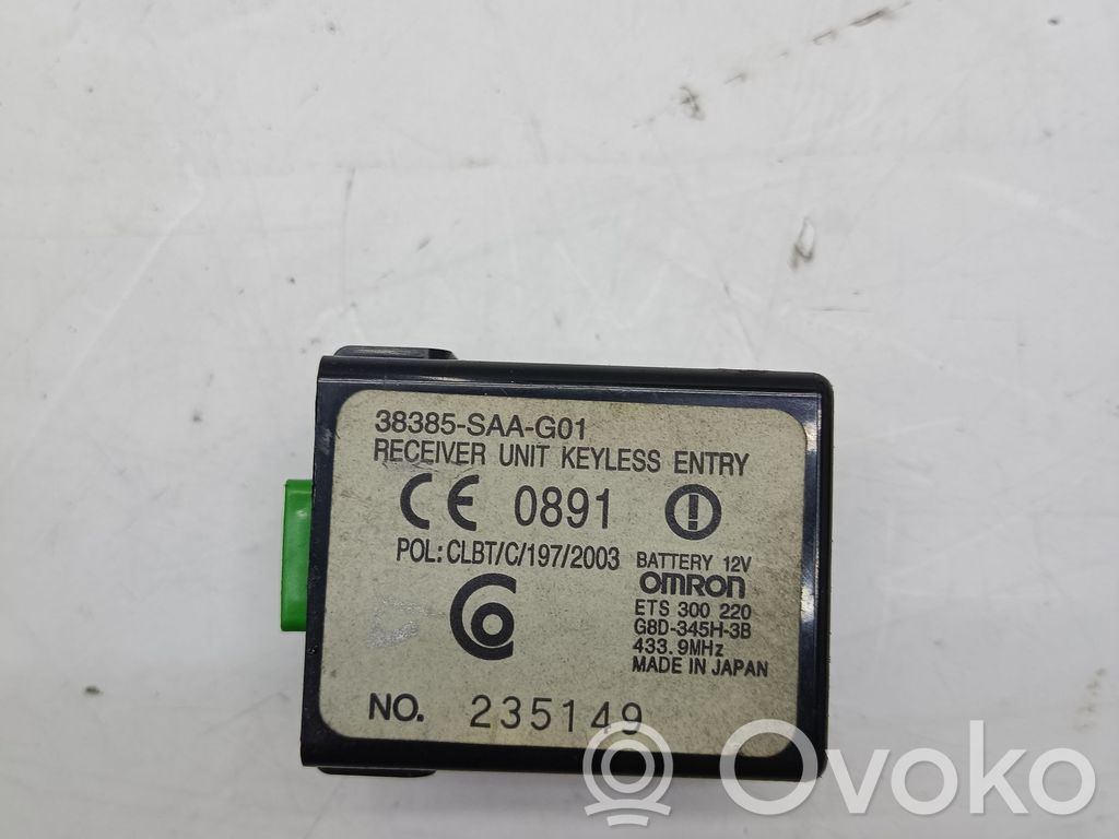 Honda FR-V Immobiliser reader (aerial) 