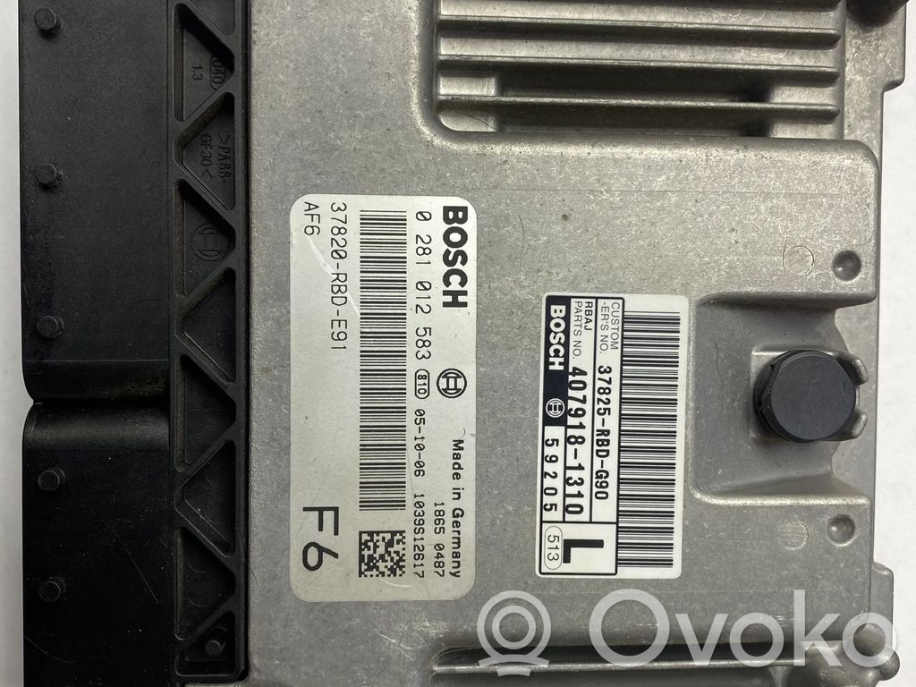 Honda Accord Engine control unit/module 