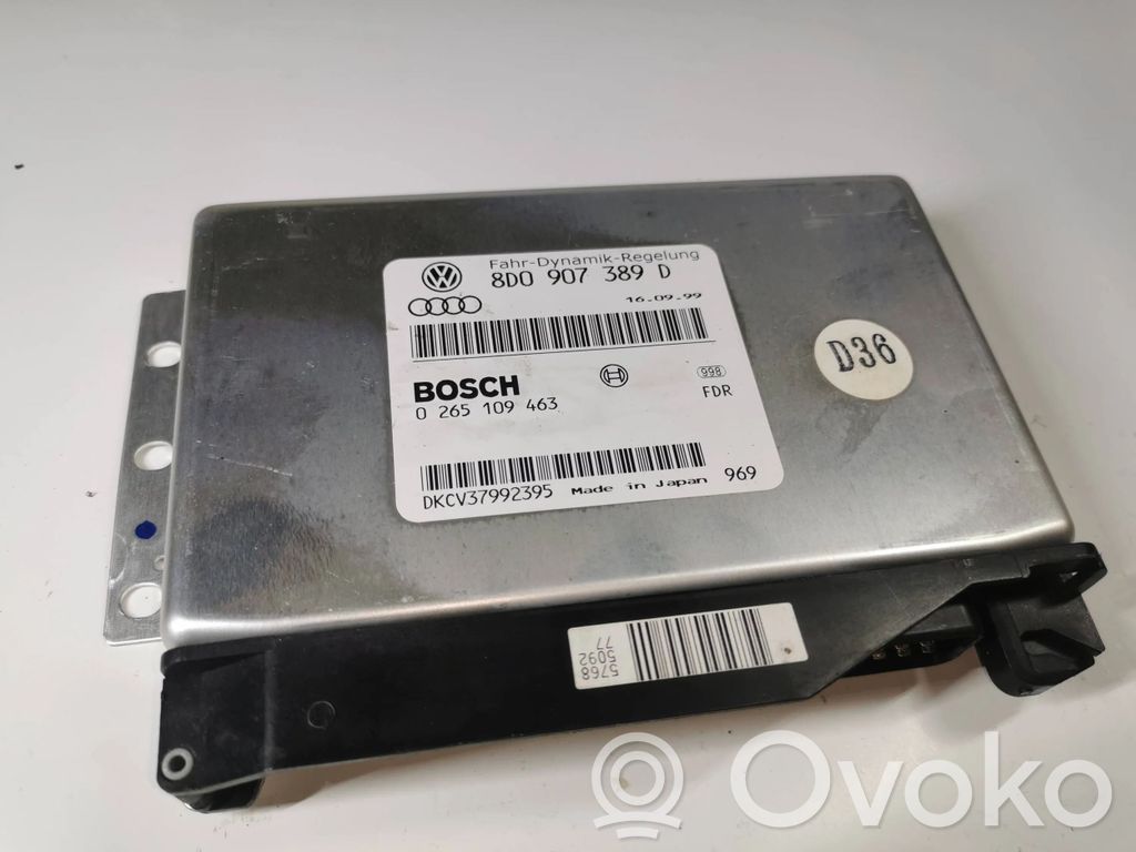 Audi A6 S6 C5 4B ESP acceleration yaw rate sensor 