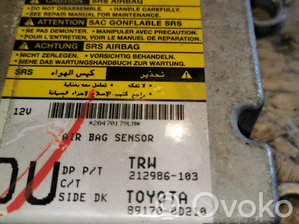 Toyota Yaris Airbag control unit/module 