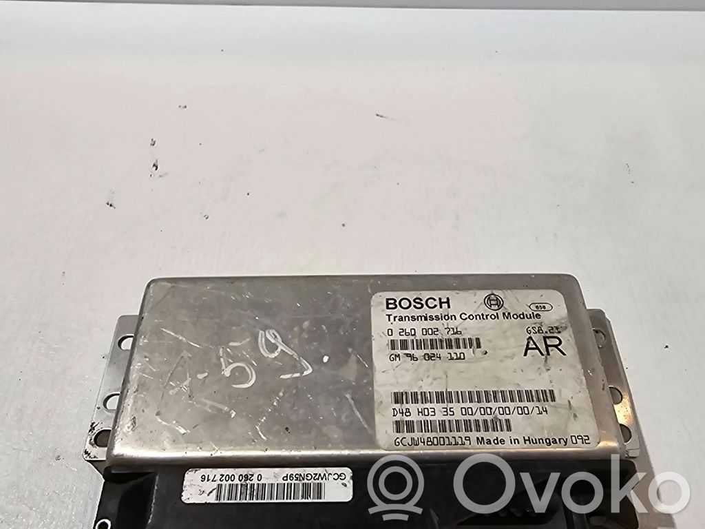 Opel Omega B2 Unitate/modul de control cutie de viteze 
