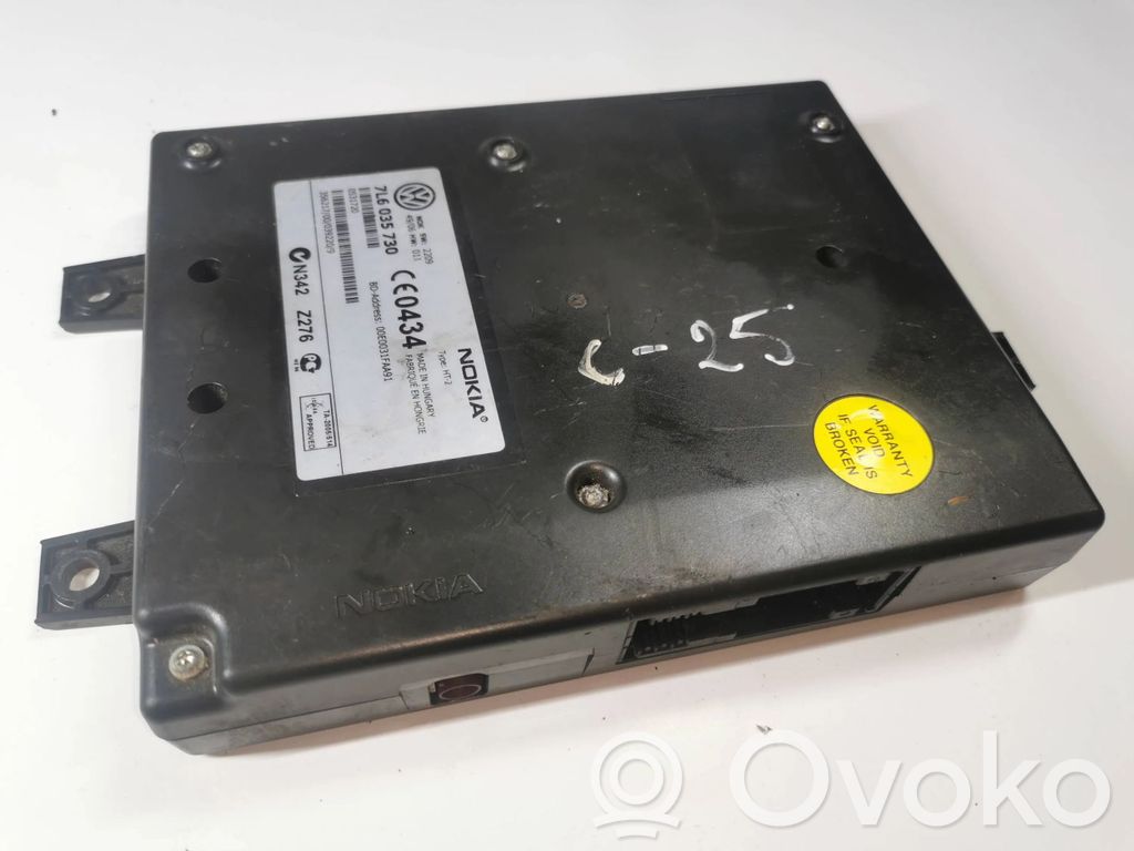 Volkswagen PASSAT B6 Bluetooth control unit module 