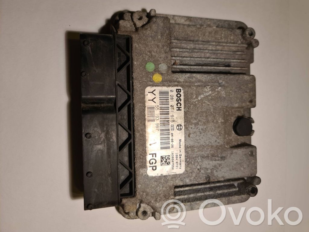 Opel Vectra C Engine control unit/module 