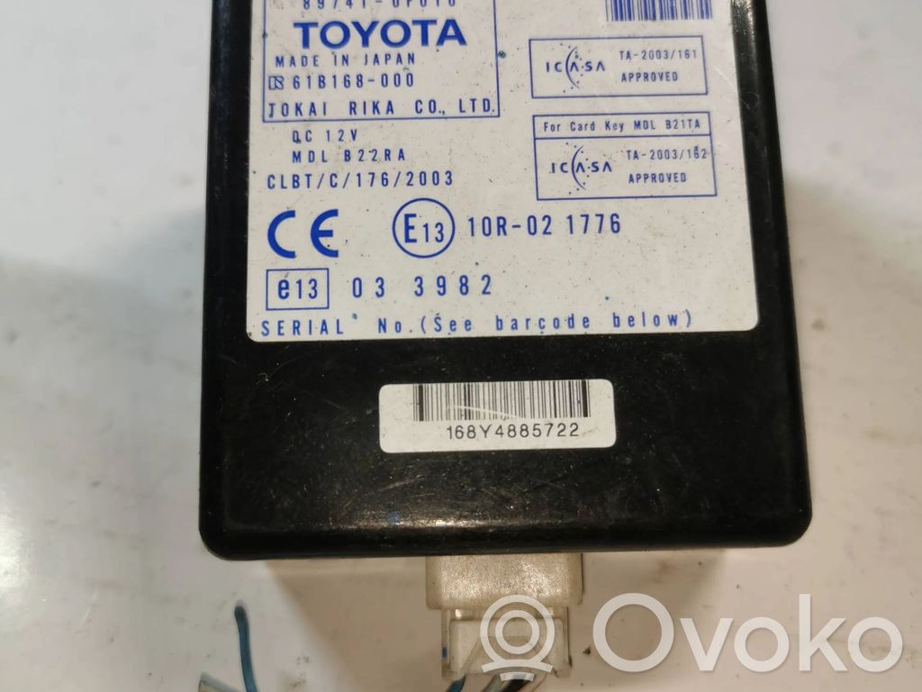 Toyota Corolla Verso AR10 Door control unit/module 