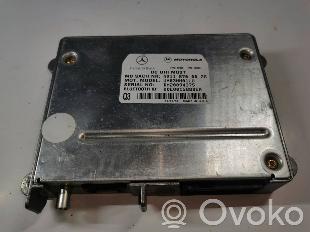 Mercedes-Benz C W203 Phone control unit/module 