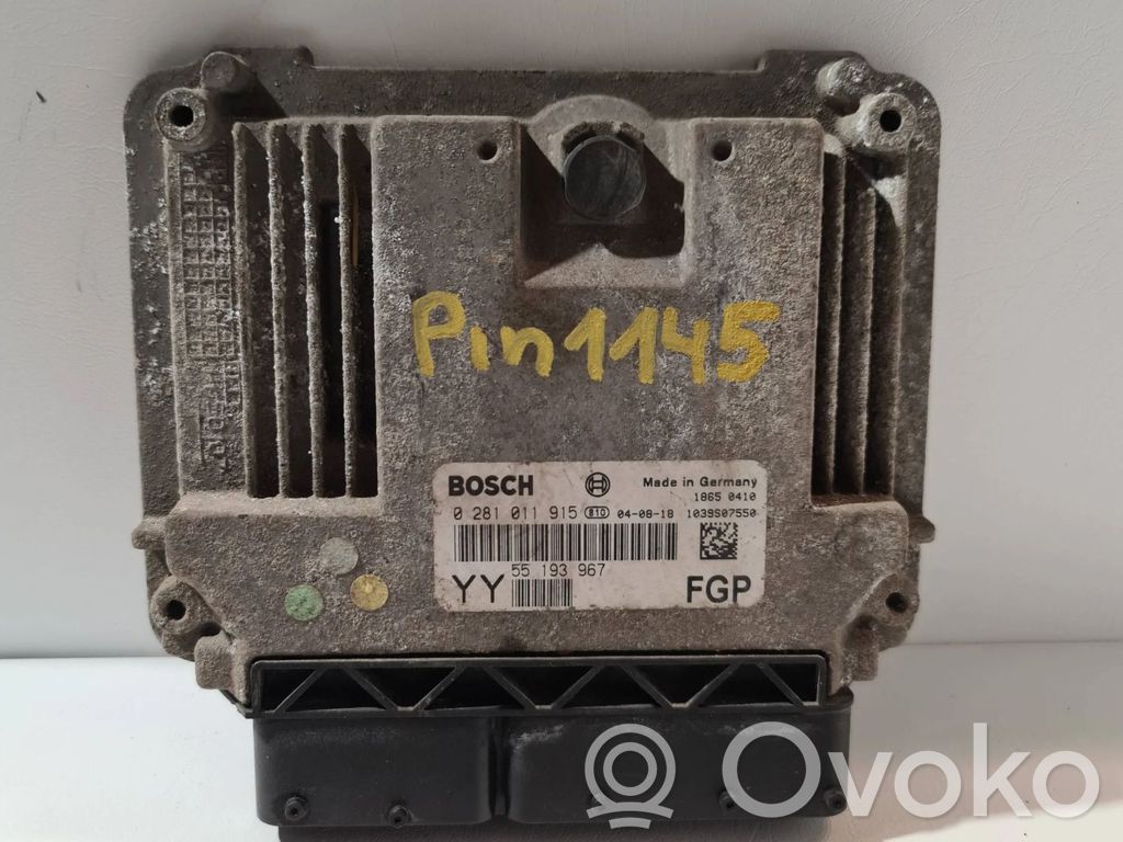 Opel Vectra C Engine control unit/module 