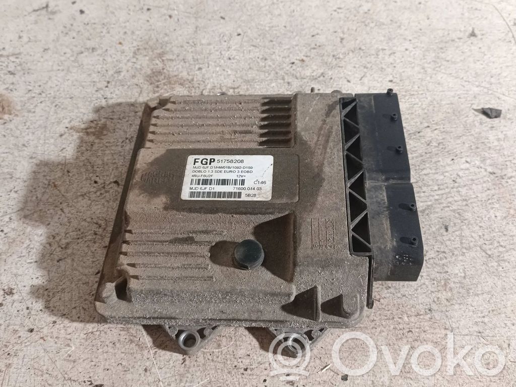 Fiat Doblo Engine control unit/module 