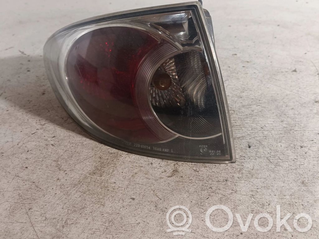 Mazda 6 Aizmugurējais lukturis virsbūvē 