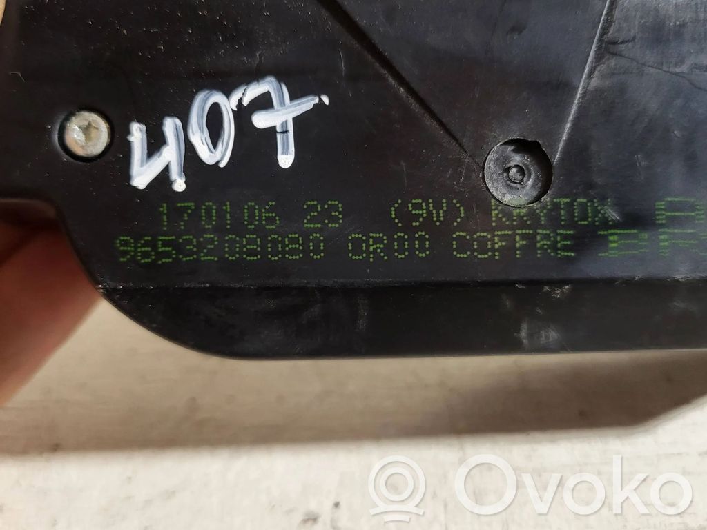 Peugeot 407 Tailgate/trunk/boot lock/catch/latch 