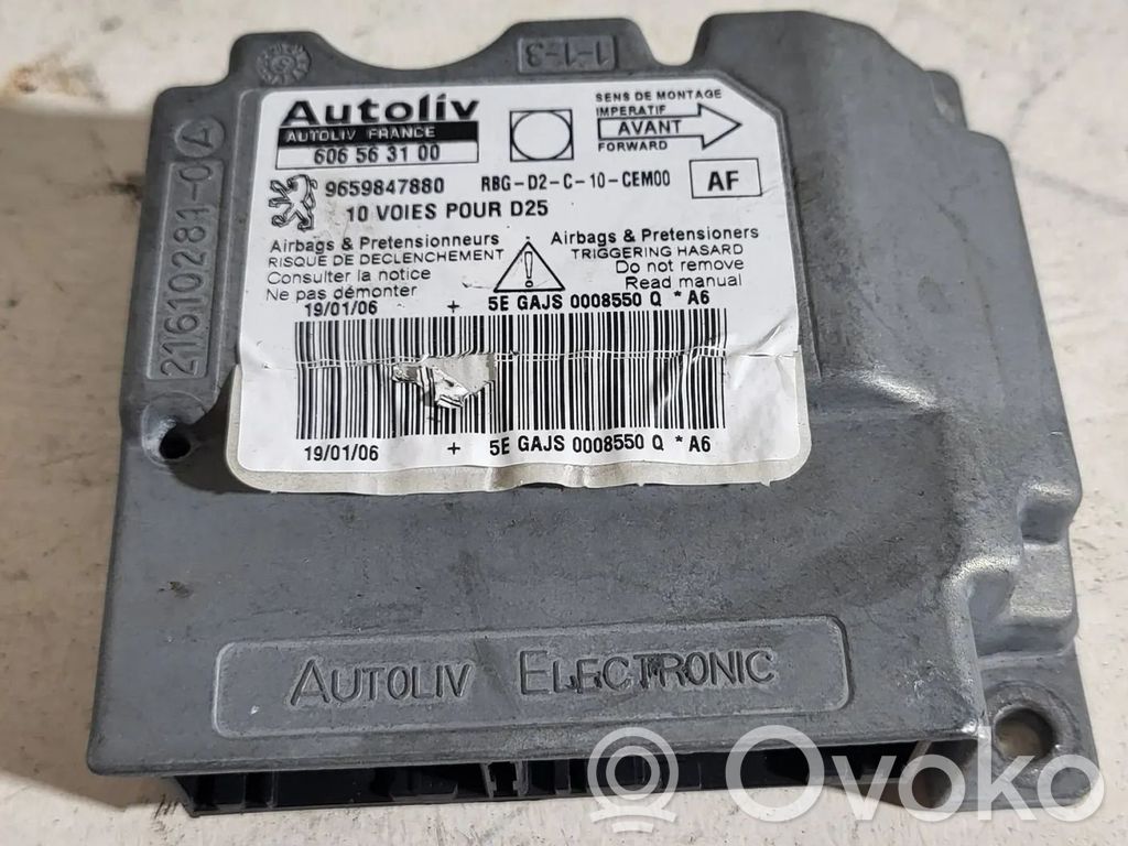 Peugeot 407 Airbag control unit/module 