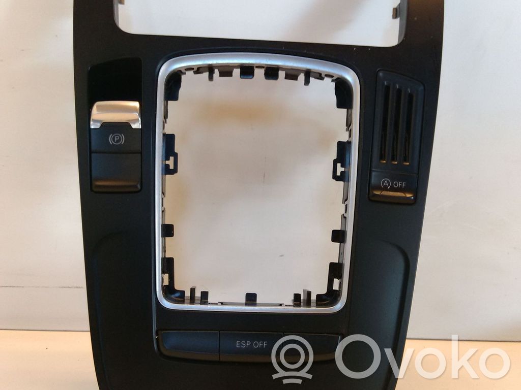 Audi A4 S4 B8 8K Gear shifter surround trim plastic 