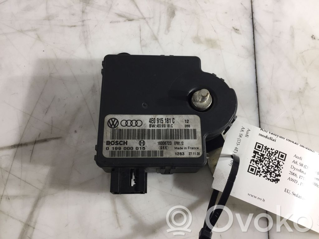 Audi A8 S8 D3 4E Other control units/modules 