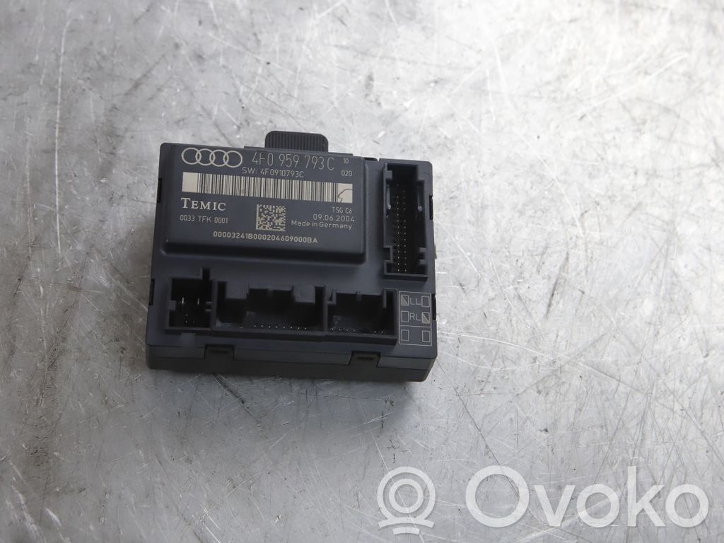 Audi A6 S6 C6 4F Door control unit/module 
