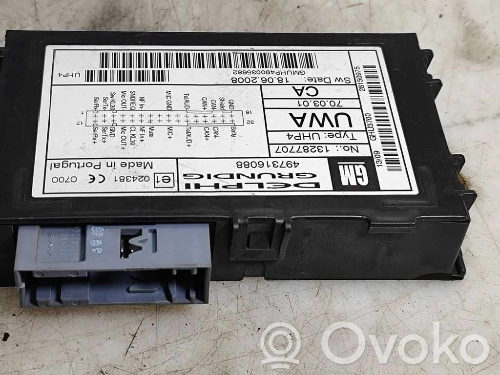 Opel Astra H Bluetooth control unit module 