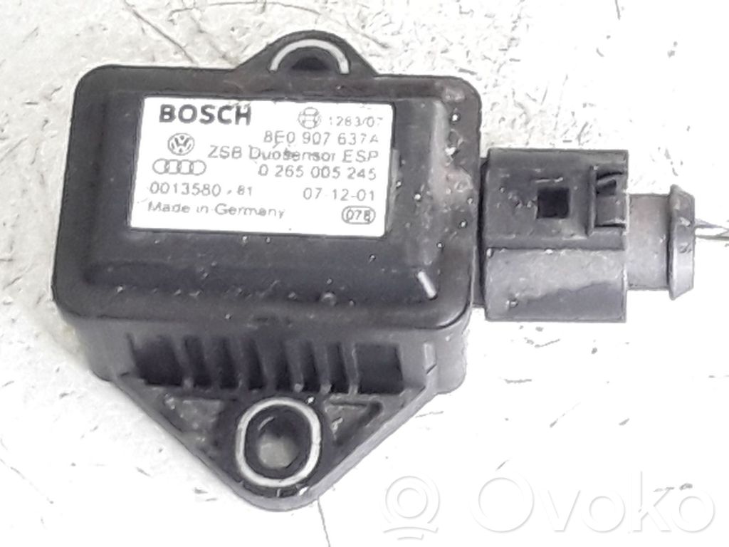 Audi A4 S4 B6 8E 8H ESP acceleration yaw rate sensor 