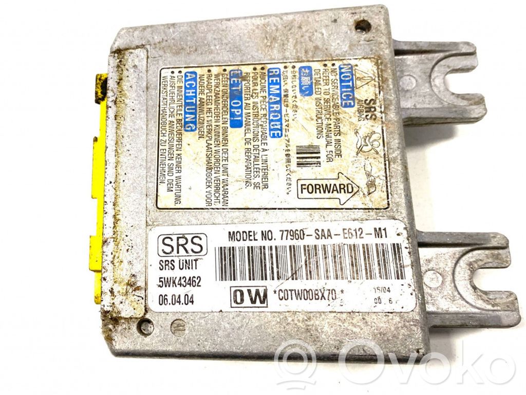 Honda Jazz Airbag control unit/module 