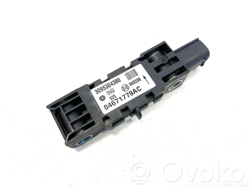Airbag deployment crash/impact sensor   04671779AC,04671779AC,3095304380