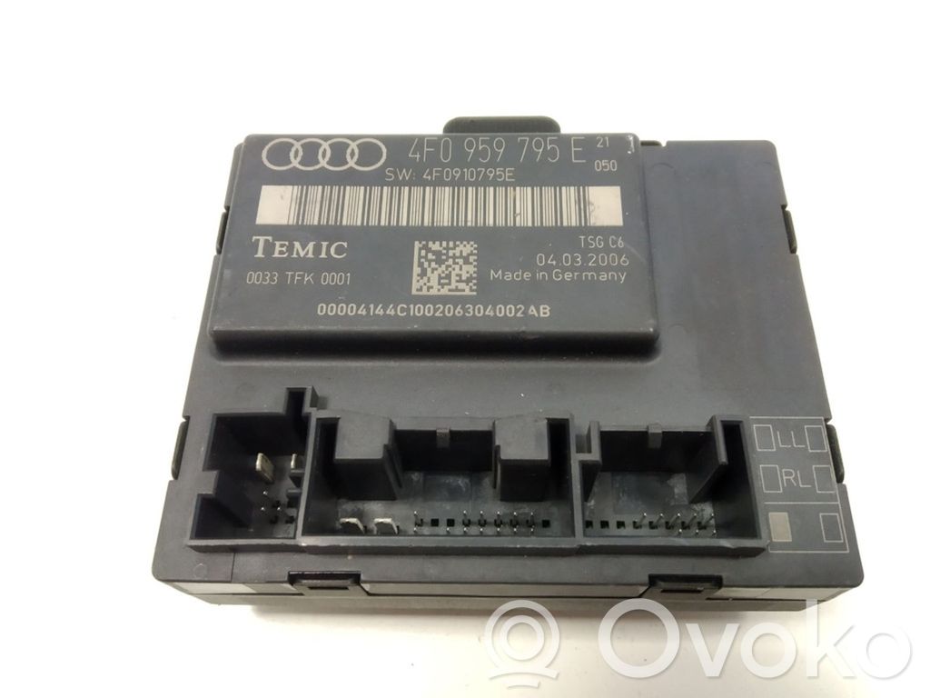Audi A6 S6 C6 4F Door control unit/module 
