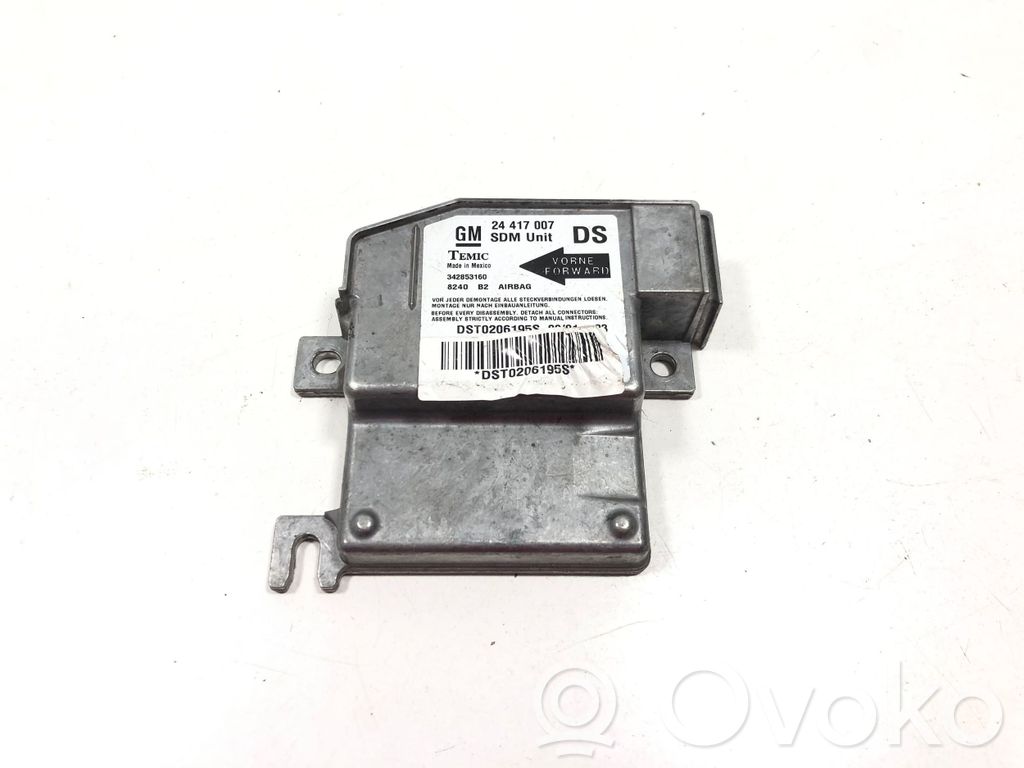 Opel Corsa C Airbag control unit/module 