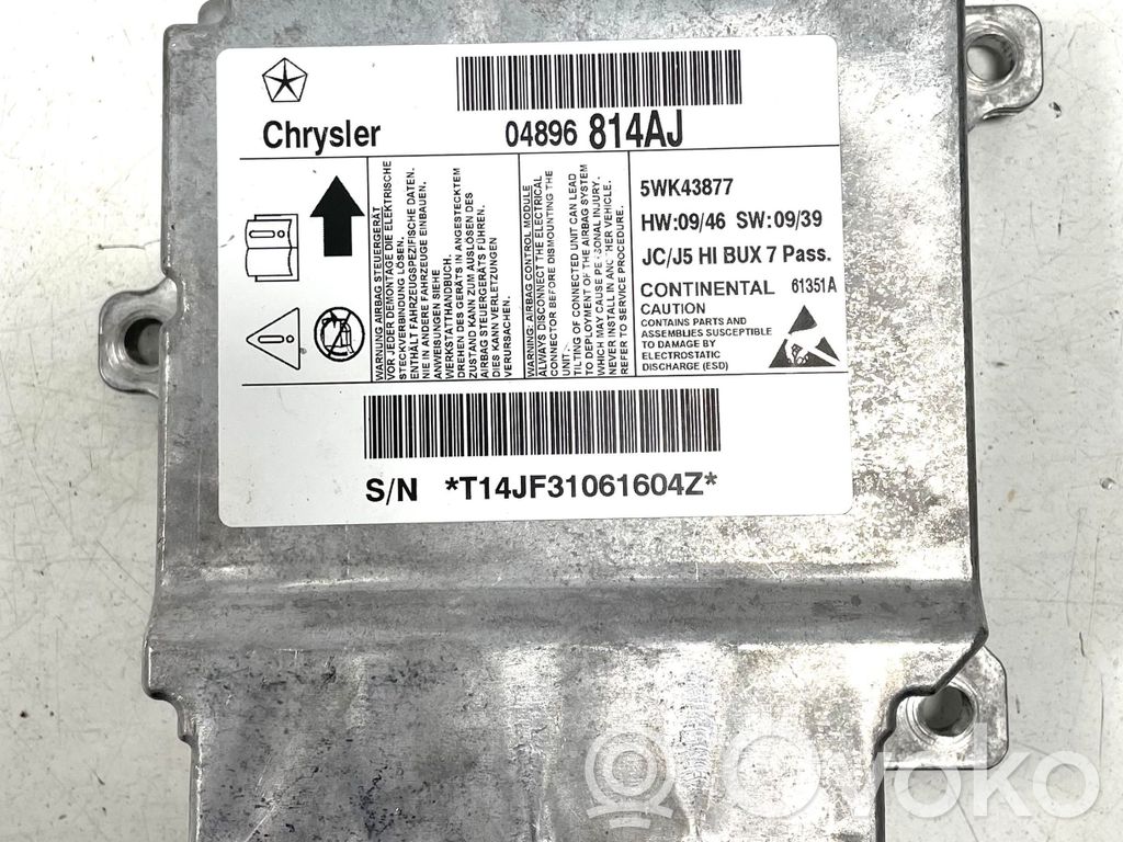 Dodge Journey Airbag control unit/module 