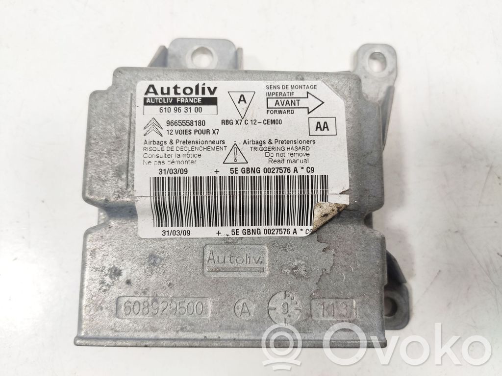 Citroen C5 Airbag control unit/module 