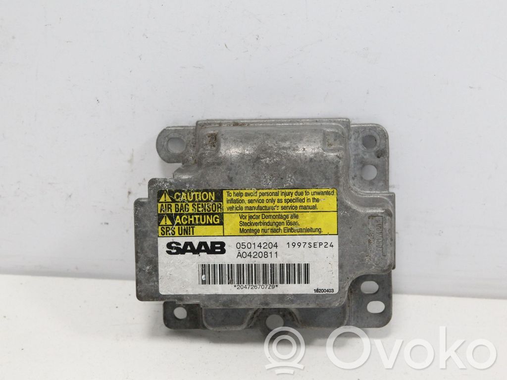 Saab 9-5 Airbag control unit/module 