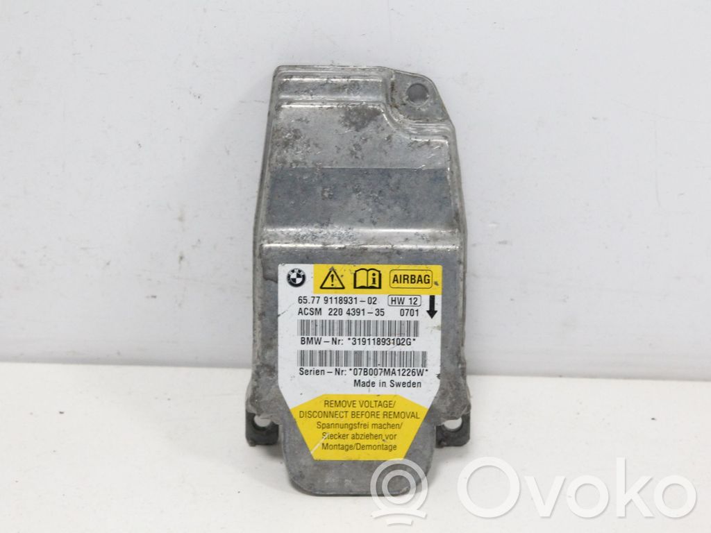 BMW 5 E60 E61 Airbag control unit/module 