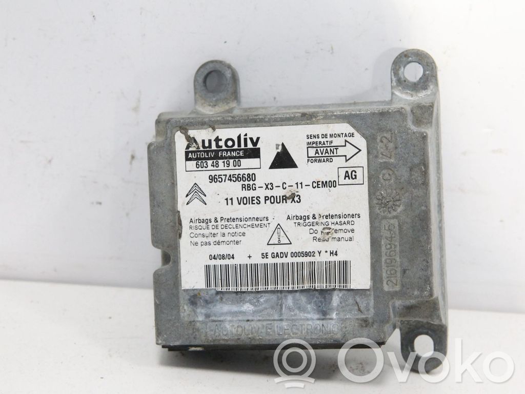 Citroen C5 Airbag control unit/module 