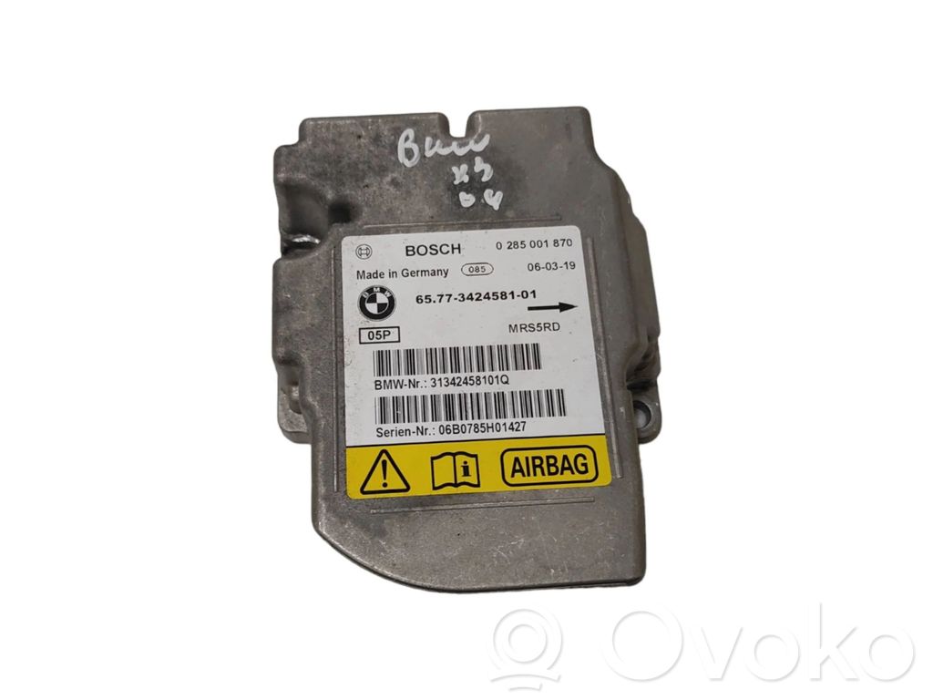 BMW X3 E83 Airbag control unit/module 