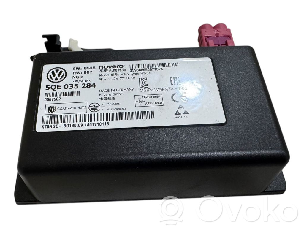 Volkswagen e-Golf Phone control unit/module 
