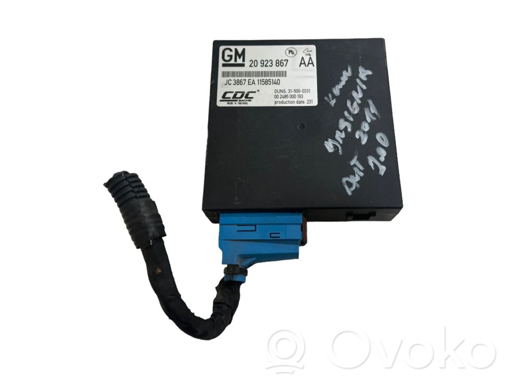 Opel Insignia A Suspension control unit/module 