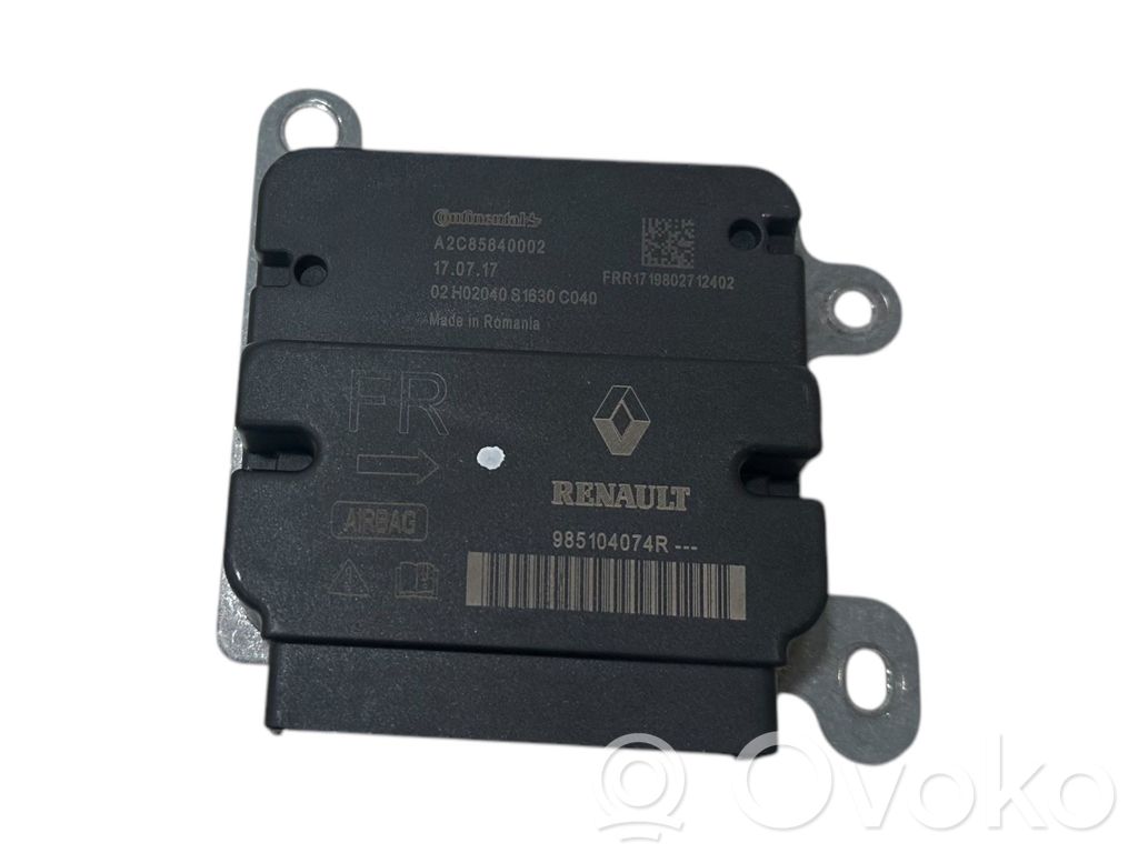 Renault Zoe Unidad de control/módulo del Airbag 