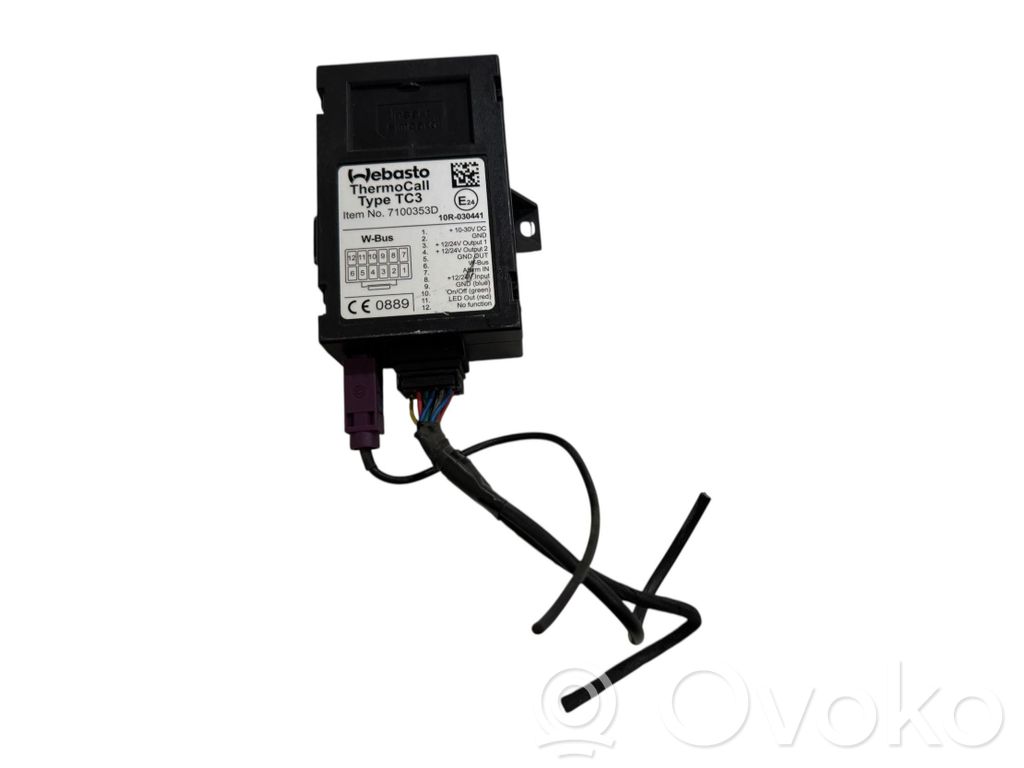 Audi A3 S3 8P Auxiliary heating control unit/module 