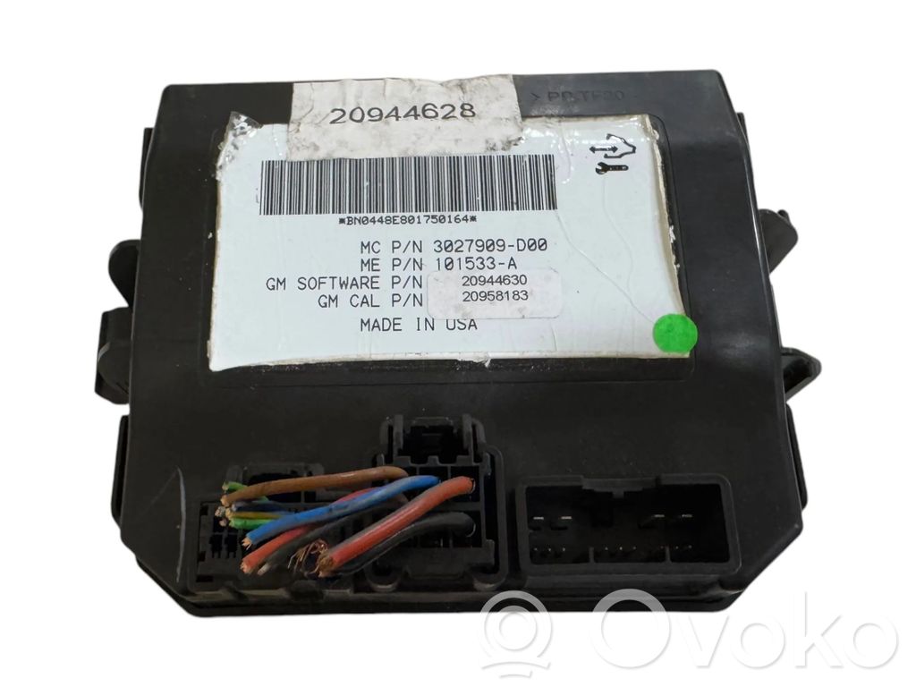 Opel Insignia A Tailgate/trunk control unit/module 
