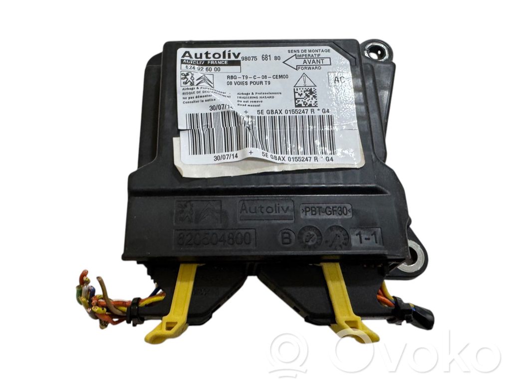 Peugeot 308 Airbag control unit/module 