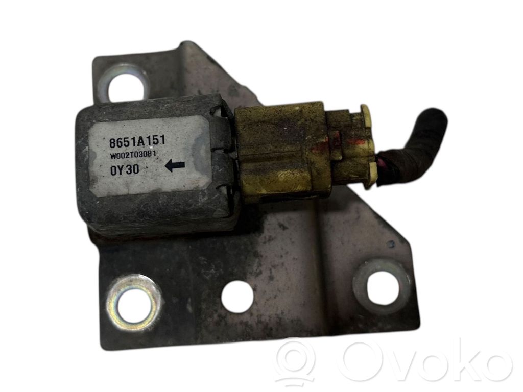 Mitsubishi i-MiEV Airbag deployment crash/impact sensor 