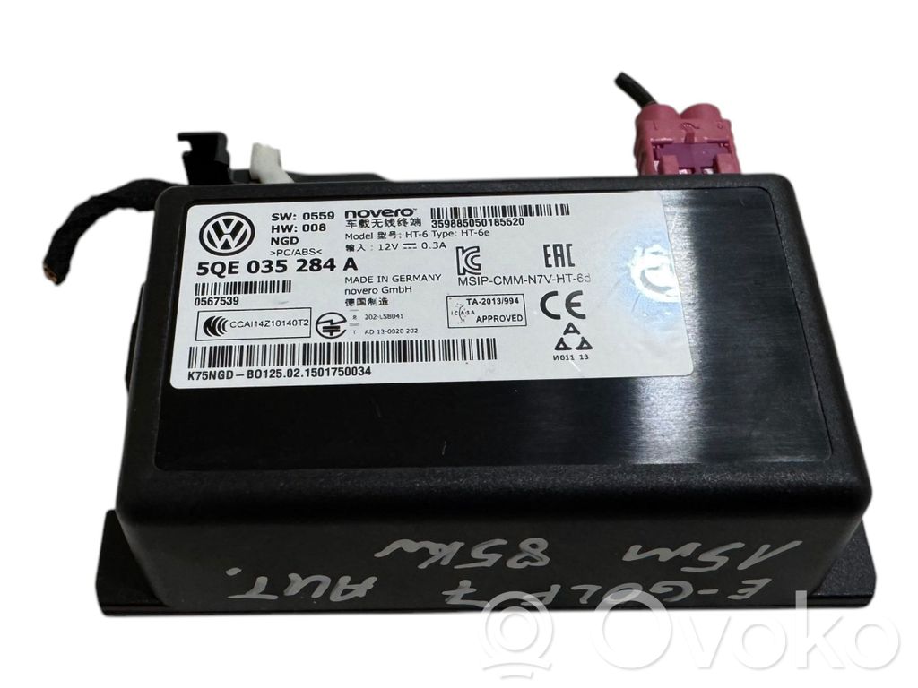 Volkswagen e-Golf Phone control unit/module 