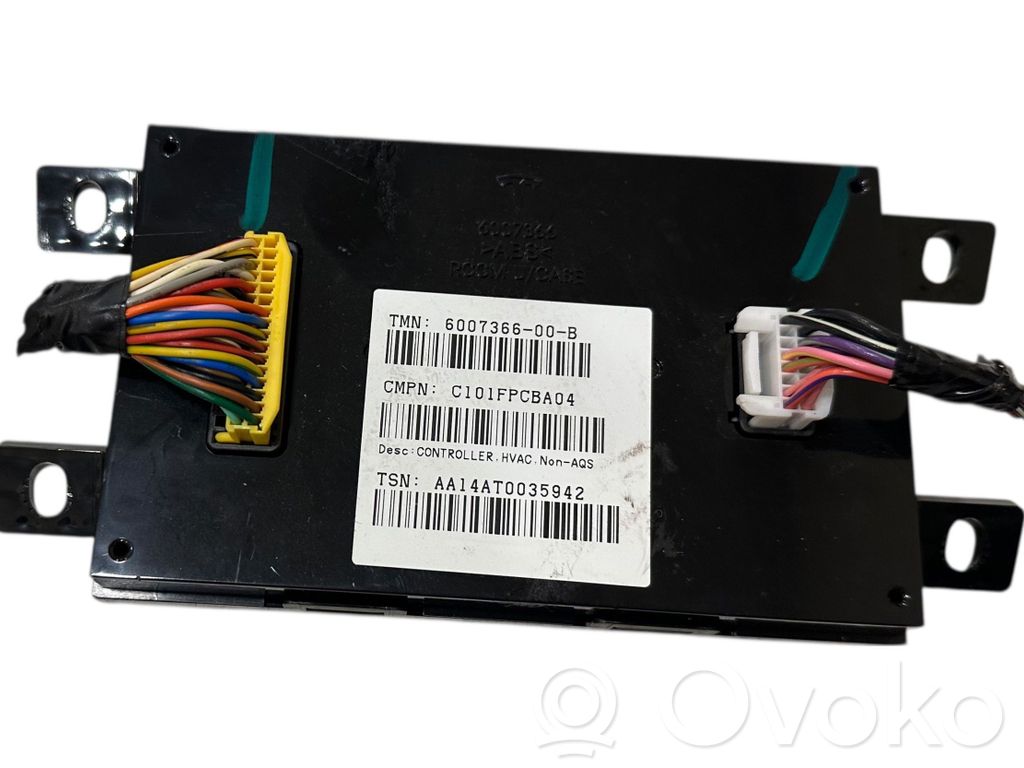 Climate control unit   600736600B,C101FPCBA04,AA14AT0035942
