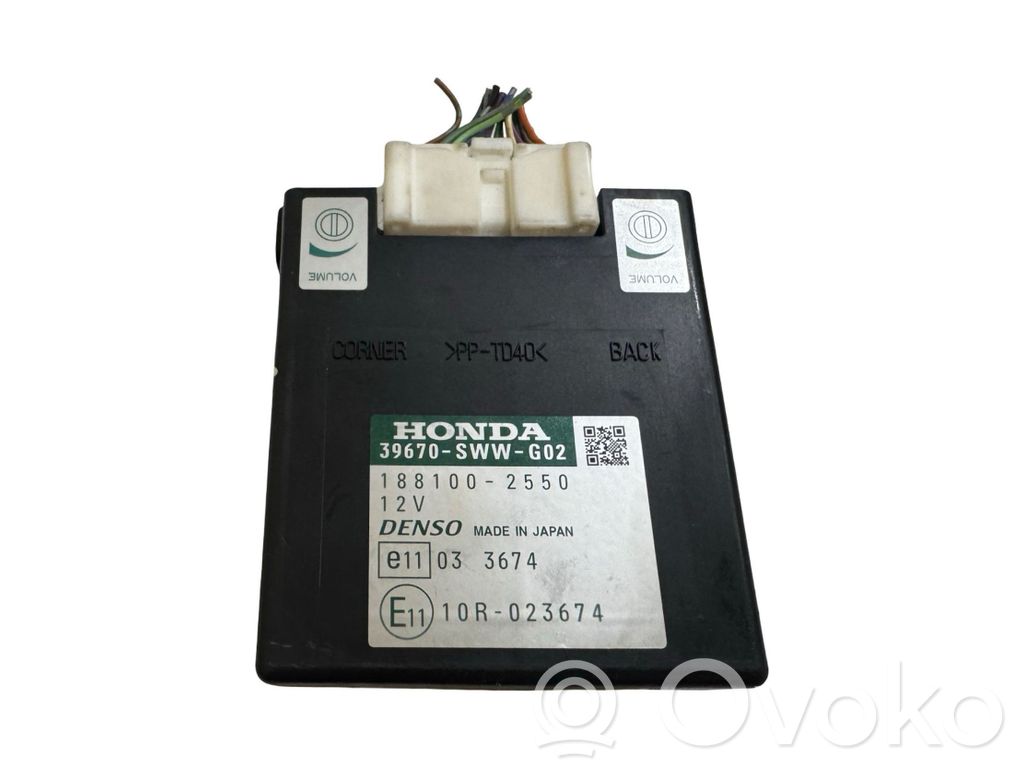 Honda CR-V Pysäköintitutkan (PCD) ohjainlaite/moduuli 