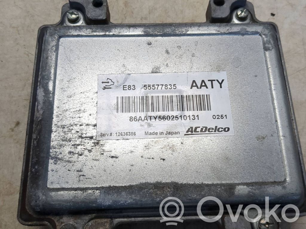 Engine control unit/module   55577835,12636386,86AATY5602510131