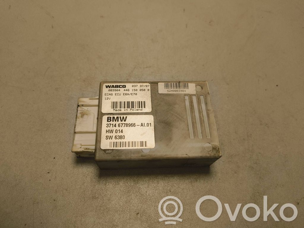 BMW X5 E70 Air suspension control unit module (rear) 