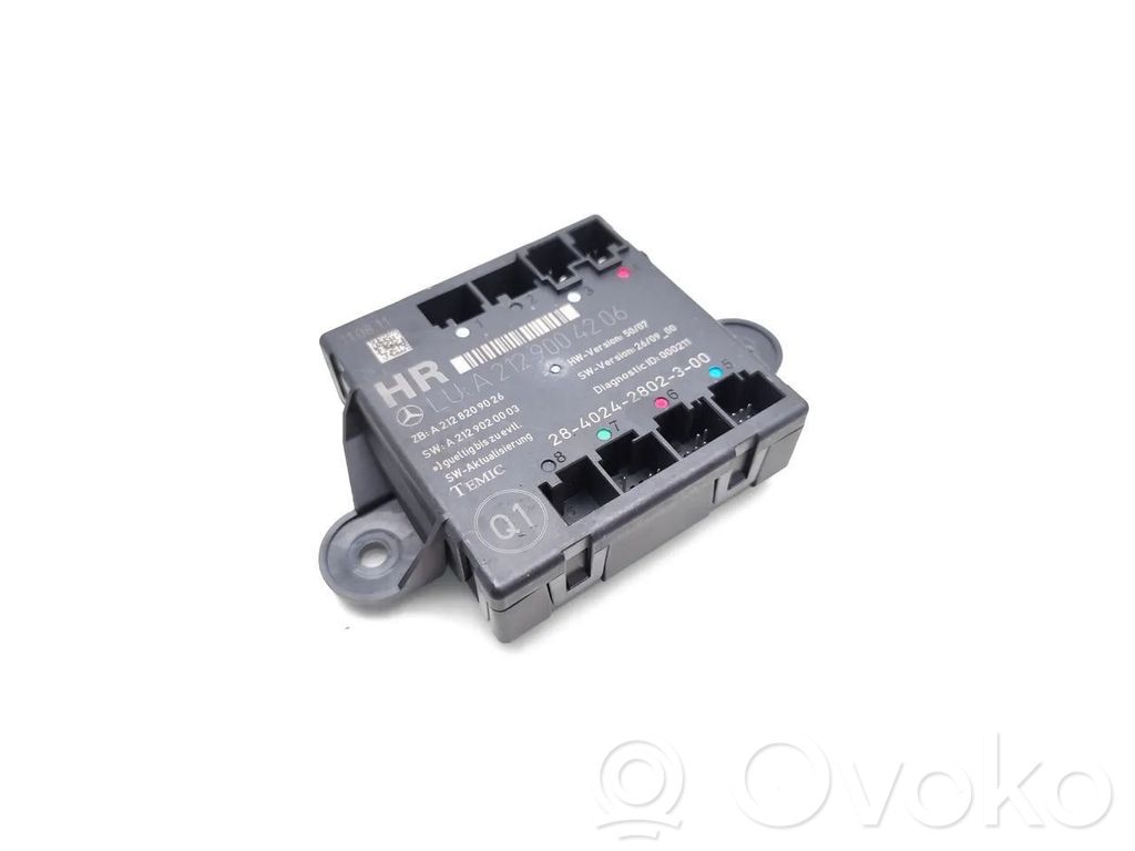 Mercedes-Benz E C207 W207 Door control unit/module 